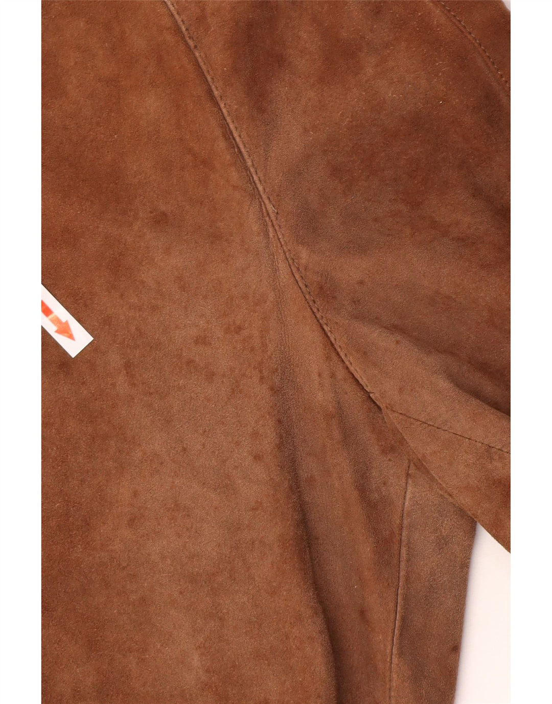 Vintage Ανδρικό Suede Bomber Jacket IT 48 Μεσαίο Καφέ Δερμάτινο