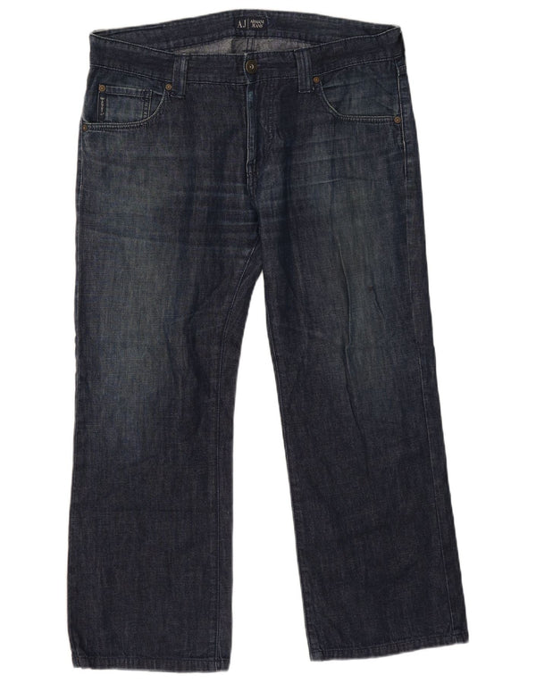 Armani Γυναικείο Straight Jeans W36 L26 Navy Blue Cotton