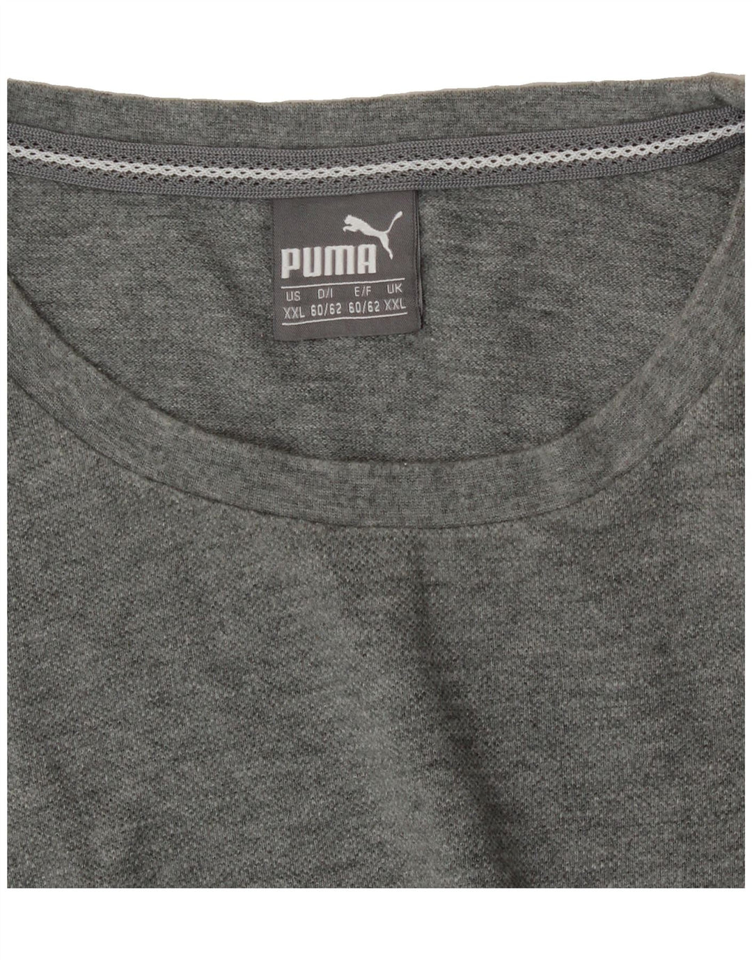 PUMA Mens T-Shirt Top 2XL Grey Vintage Puma and Second-Hand Puma from Messina Hembry 