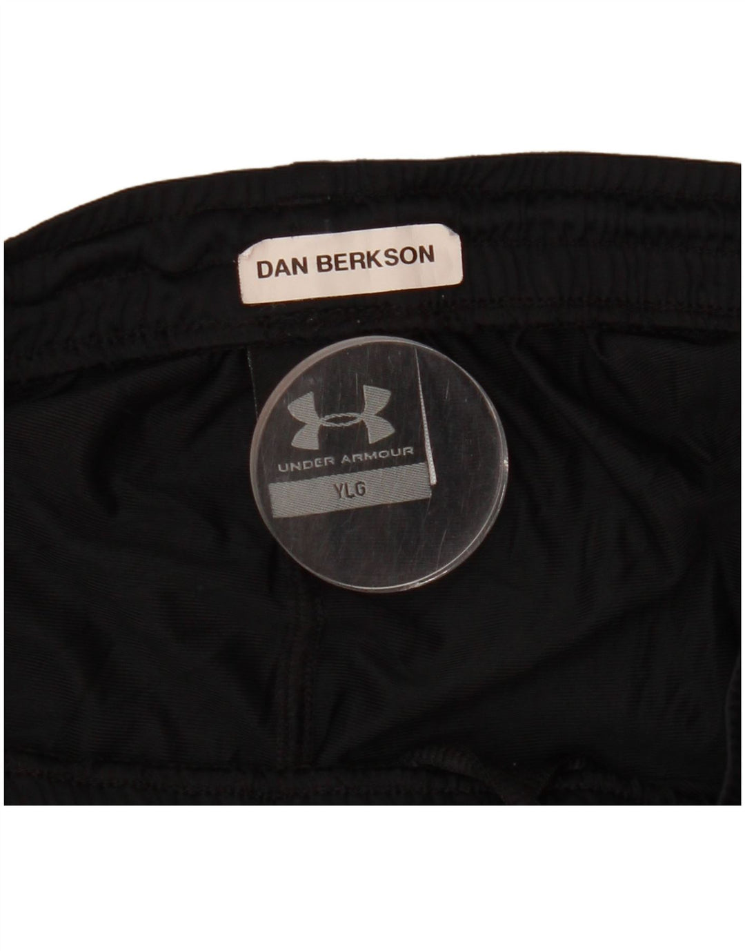 UNDER Armour Boys Sport σορτς 11-12 ετών Μεγάλο Μαύρο Πολυεστέρα