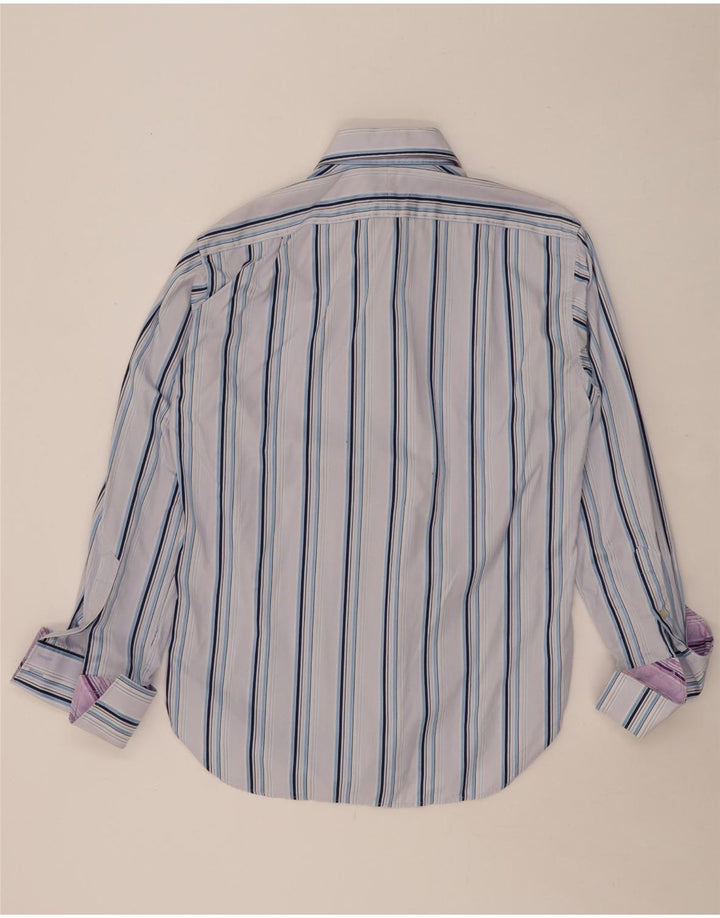 TED BAKER Ανδρικό πουκάμισο Νούμερο 16 Μεγάλο Μπλε Ριγέ