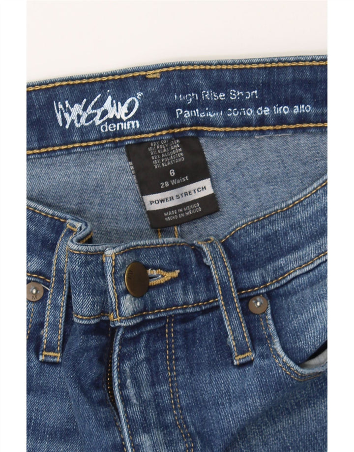 MOSSIMO Womens High Waist Denim Shorts US 6 Medium W28 Blue Cotton Vintage Mossimo and Second-Hand Mossimo from Messina Hembry 