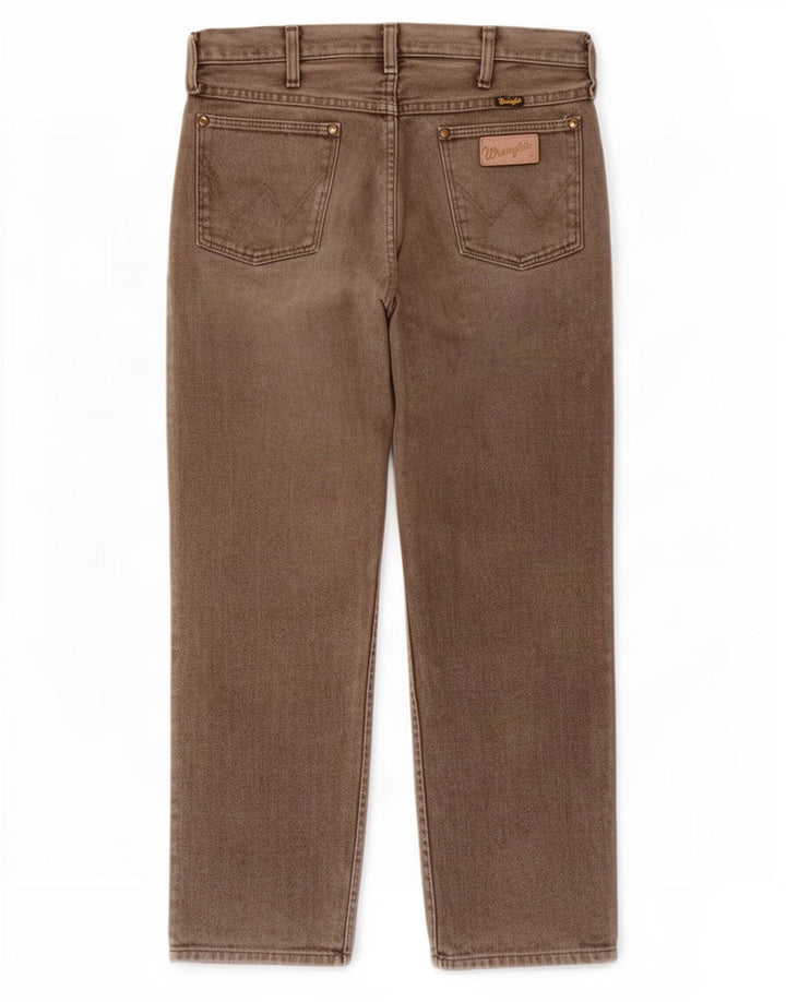 Ανδρικό τζιν ίσιο Wrangler W32 L28 Καφέ