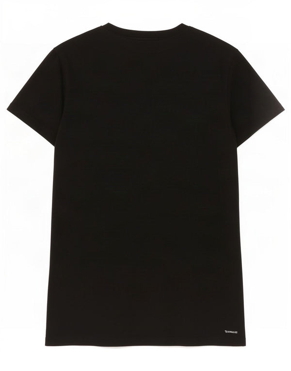 Γυναικείο γραφικό T-Shirt Adidas Top UK 6 XS Μαύρο Πολυεστέρας