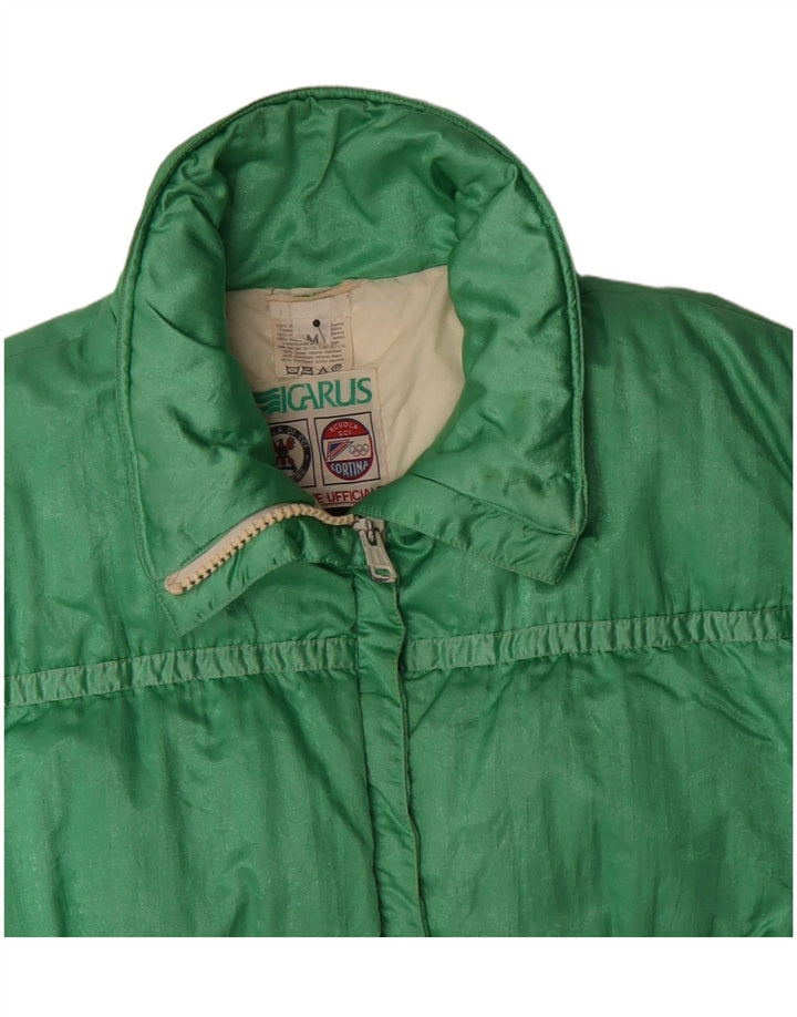 Icarus Γυναικείο μπουφάν UK 14 Medium Green Polyamide
