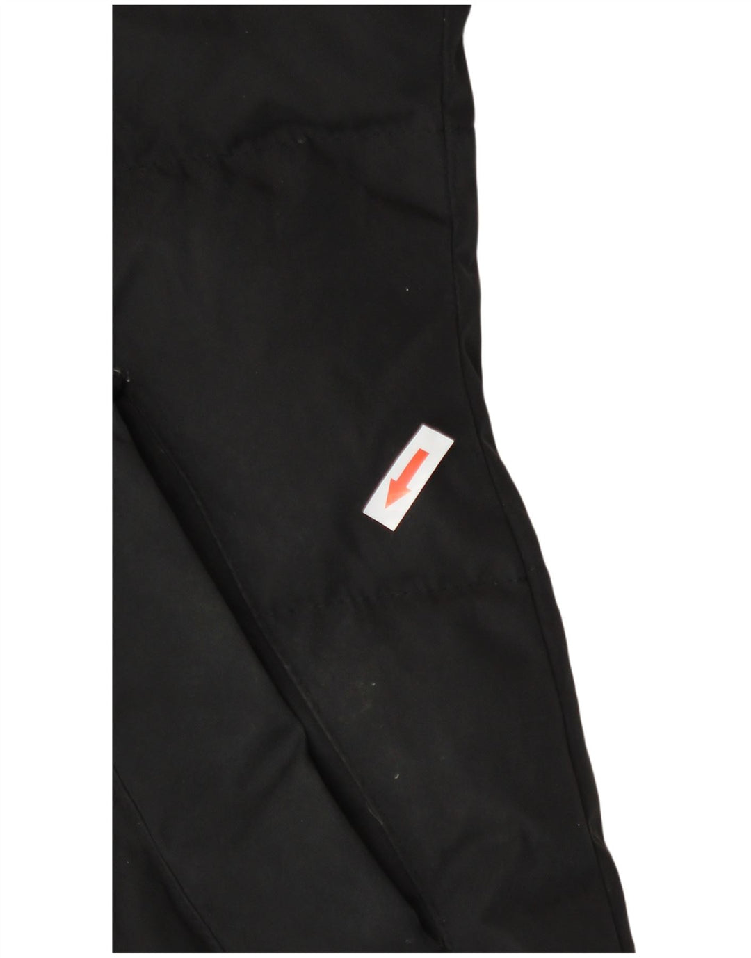 Zara Γυναικείο μπουφάν με κουκούλα UK 14 μεγάλο μαύρο πολυεστέρα