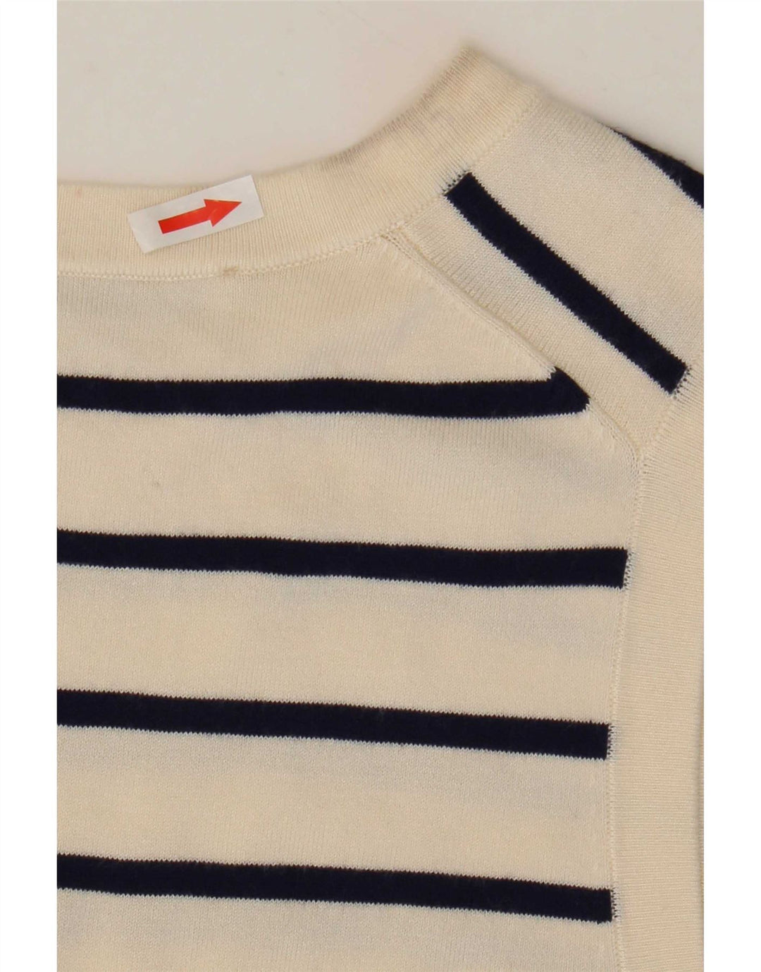 Zara Γυναικείο Γιλέκο Tank Top UK 12 Medium Off White Ριγέ