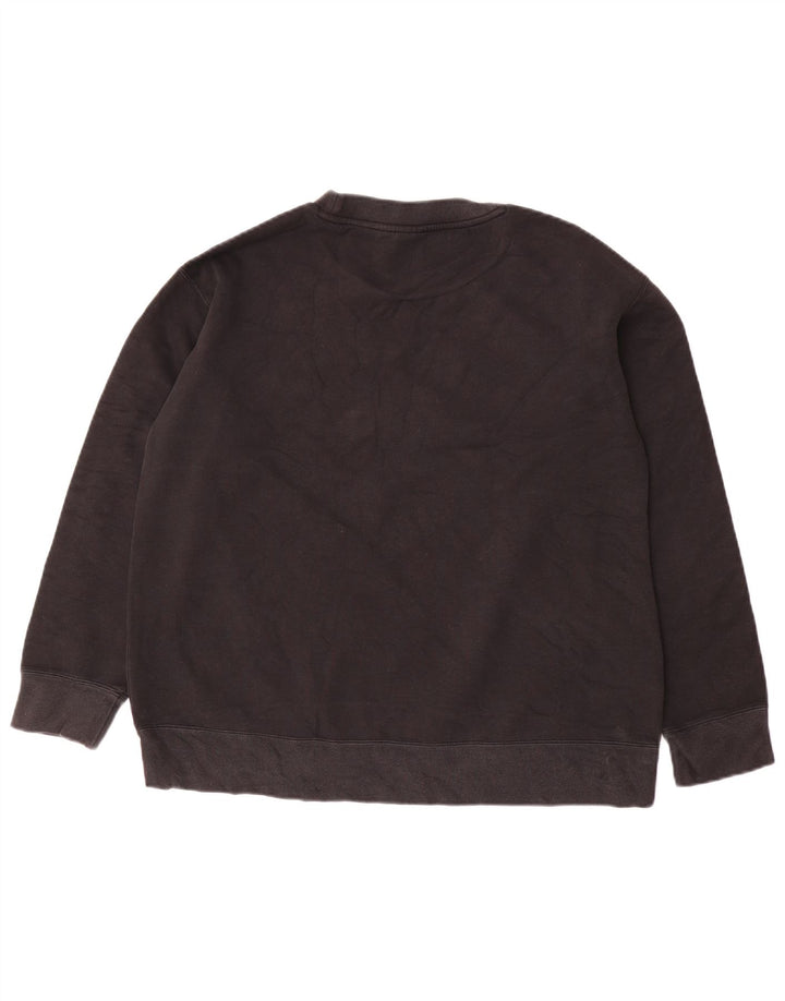 Γυναικείο φούτερ Adidas Oversized Jumper UK 8 Small μαύρο βαμβακερό