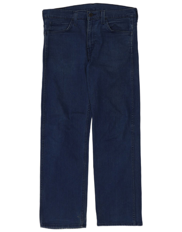 Ανδρικό τζιν Levi's Straight W32 L32 Navy Blue Cotton