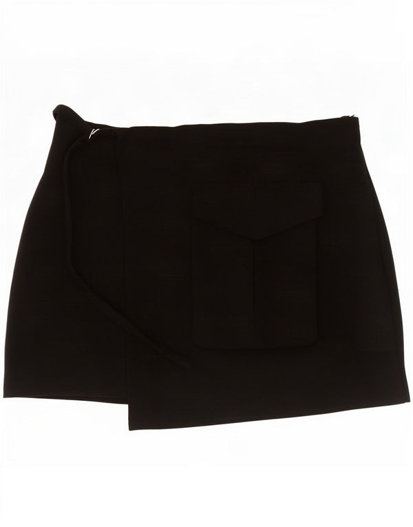 Zara Womens Skort Casual Shorts Large W30 Black Polyester