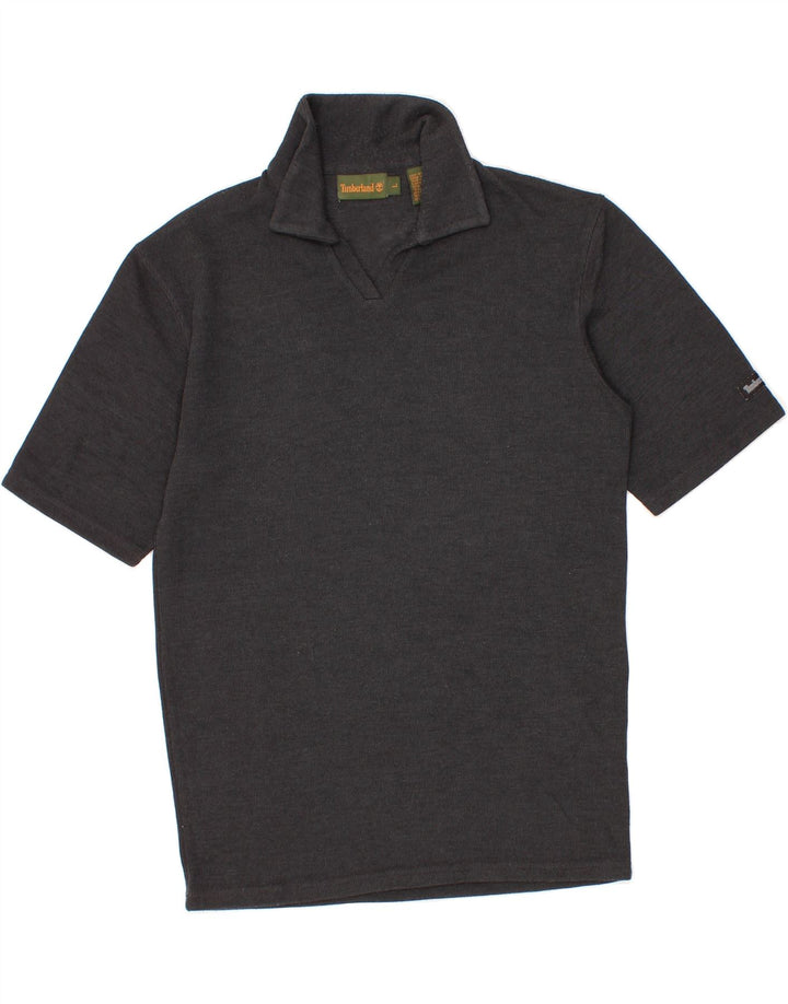 TIMBERLAND Mens Polo Shirt Large Grey Polyester Vintage Timberland and Second-Hand Timberland from Messina Hembry 