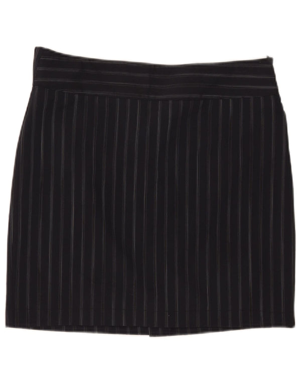 Γυναικεία μίνι φούστα Marella UK 12 Medium W32 Navy Blue Pinstripe Polyester