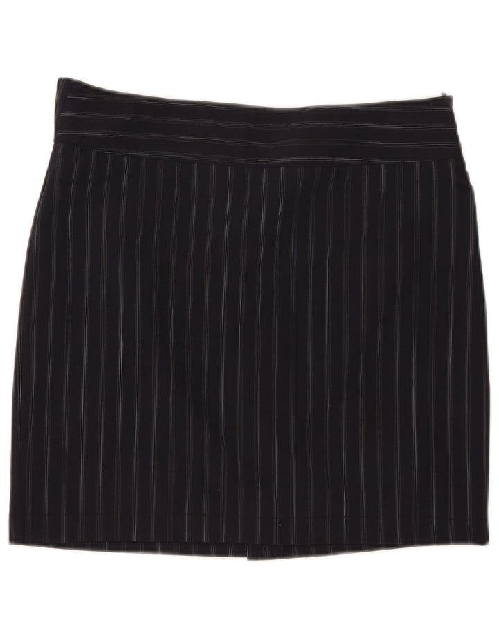 Γυναικεία μίνι φούστα Marella UK 12 Medium W32 Navy Blue Pinstripe Polyester