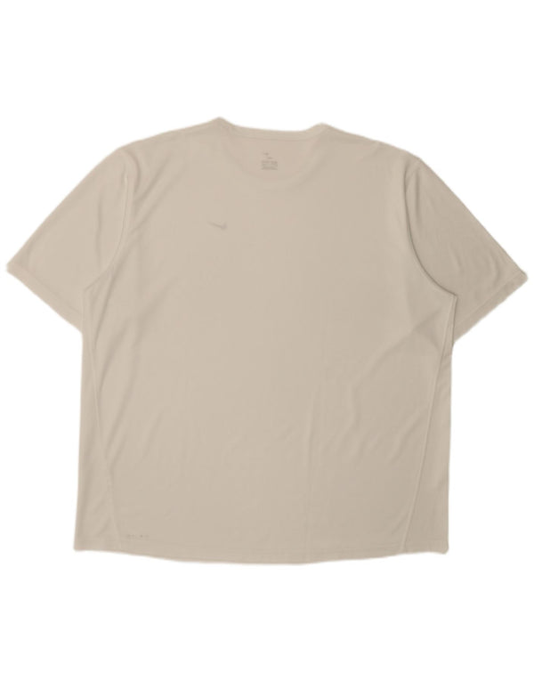 Ανδρικό T-shirt Nike Dri Fit Top 2XL Λευκό