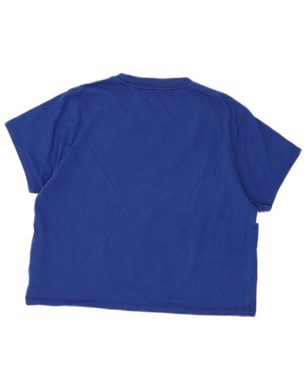 Γυναικείο γραφικό T-shirt Levi's Crop Top 10 Small Blue Colourblock