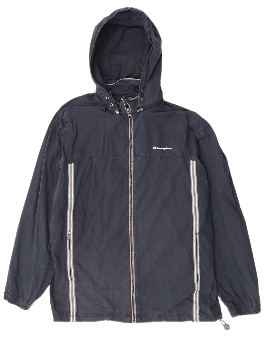 Champion Ανδρικό μπουφάν βροχής με κουκούλα UK 44 2XL Navy Blue