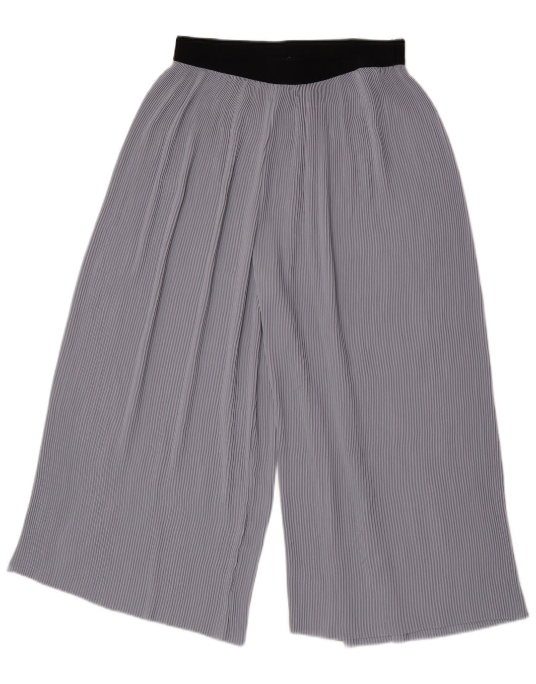 Zara Γυναικείο Παντελόνι Capri Cullotes Medium W28 L21 Blue Colourblock