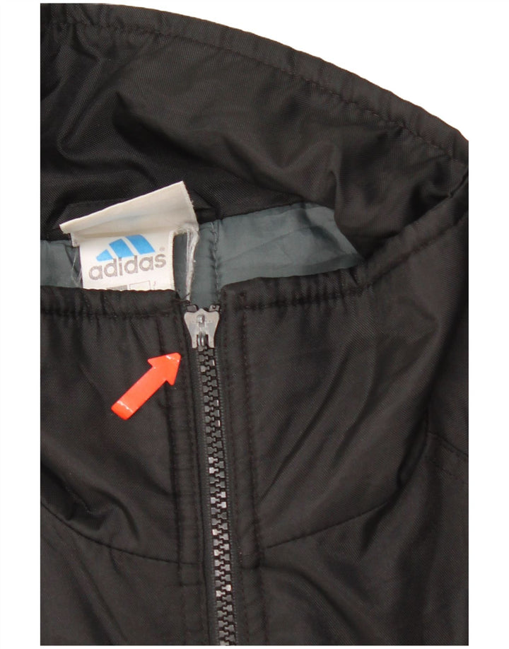 Ανδρικό γραφικό τζάκετ Adidas Windbreaker UK 38/40 Medium Black Polyamide