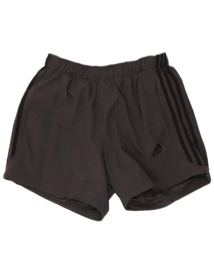 Ανδρικό αθλητικό σορτς Adidas κανονικό μεσαίο W30 L4 Γκρι πολυεστέρα Sports