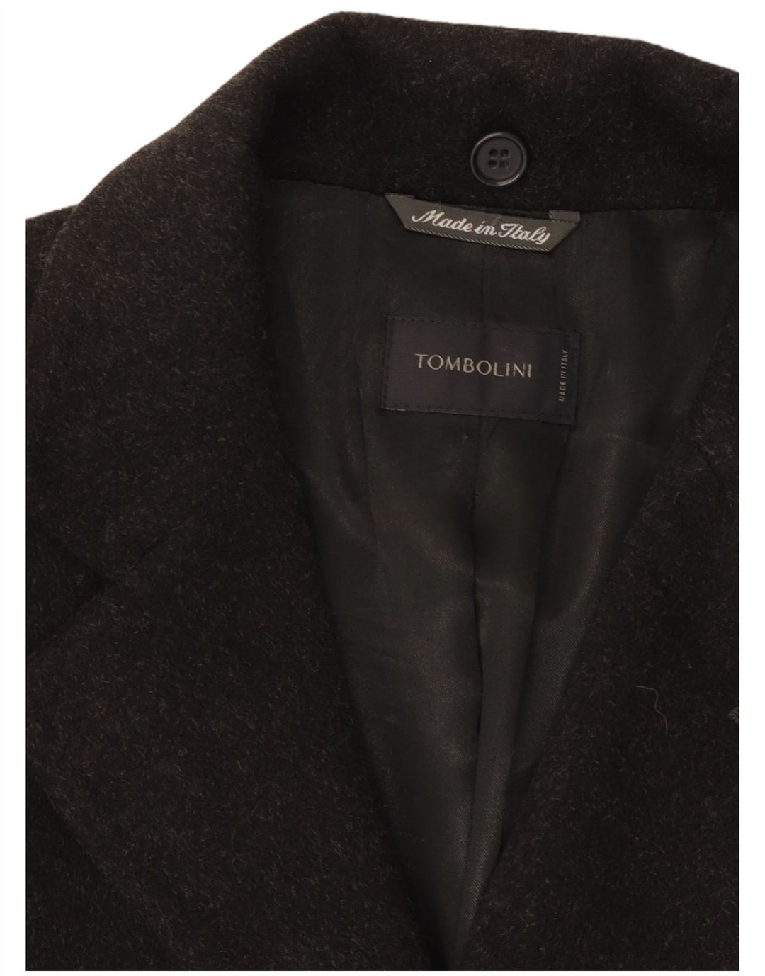 Tombolini Ανδρικό Πανωφόρι IT 50 Large Grey Wool Classic