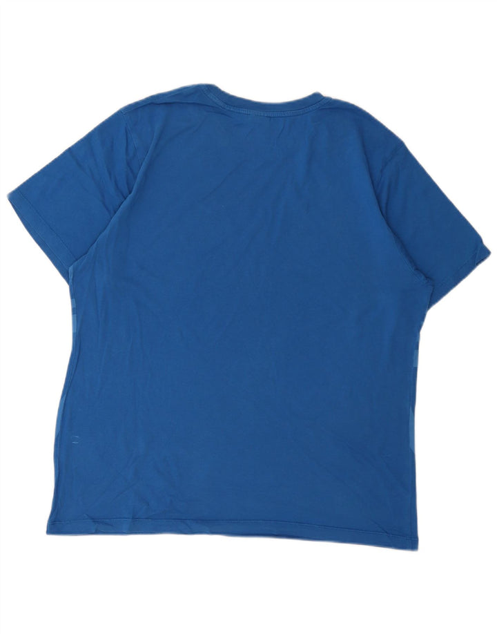 Ανδρικό γραφικό T-Shirt North Sails Top μεγάλο μπλε βαμβακερό
