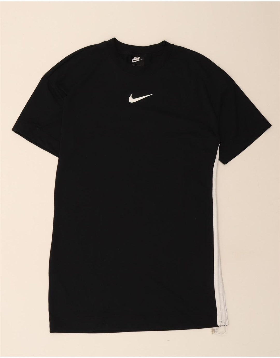 Γυναικείο γραφικό μπλουζάκι NIKE UK 10 Small Black Polyester
