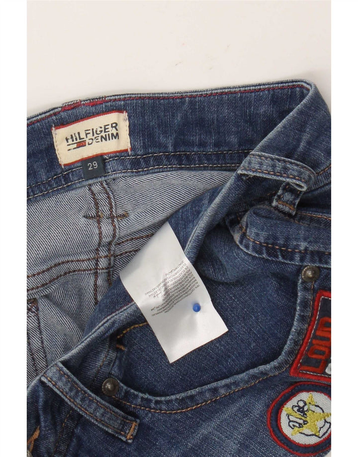 Γυναικείο τζιν σορτς Tommy Hilfiger γραφικό W29 Βαμβακερό μεσαίο μπλε