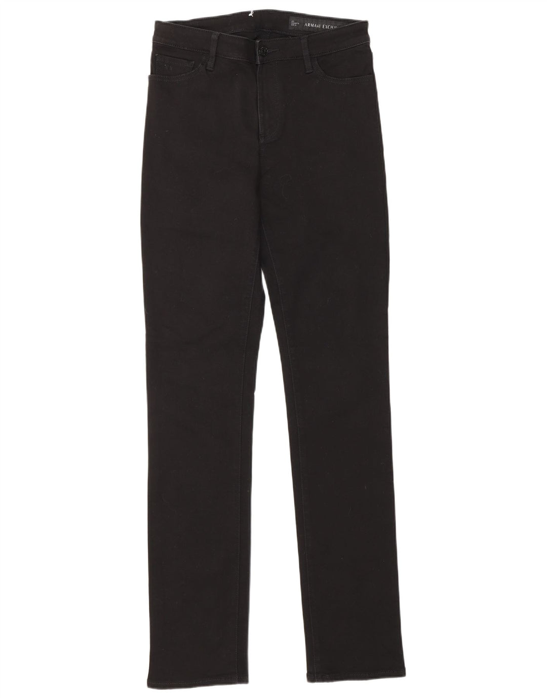 ARMANI EXCHANGE Γυναικείο ίσιο τζιν W28 L32 Μαύρο βαμβακερό