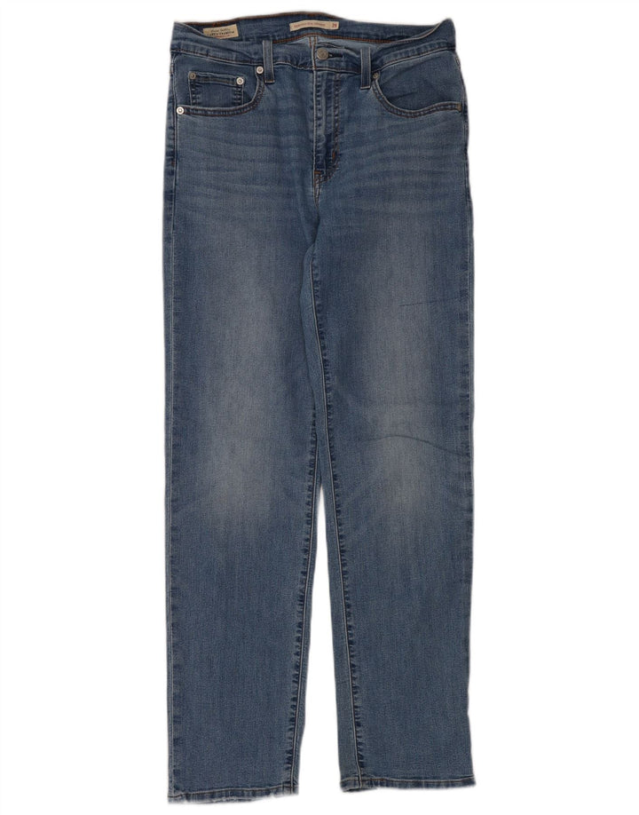 Γυναικείο τζιν Levi's 724 ψηλό ίσιο W29 L30 Μπλε