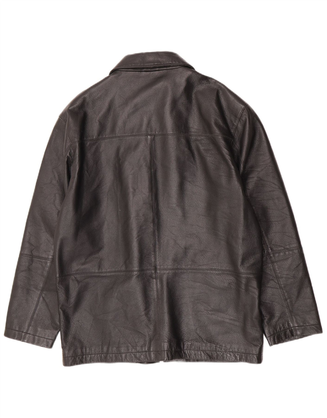 Angelo Litrico Ανδρικό Δερμάτινο Μπουφάν UK 36 Small Black Leather