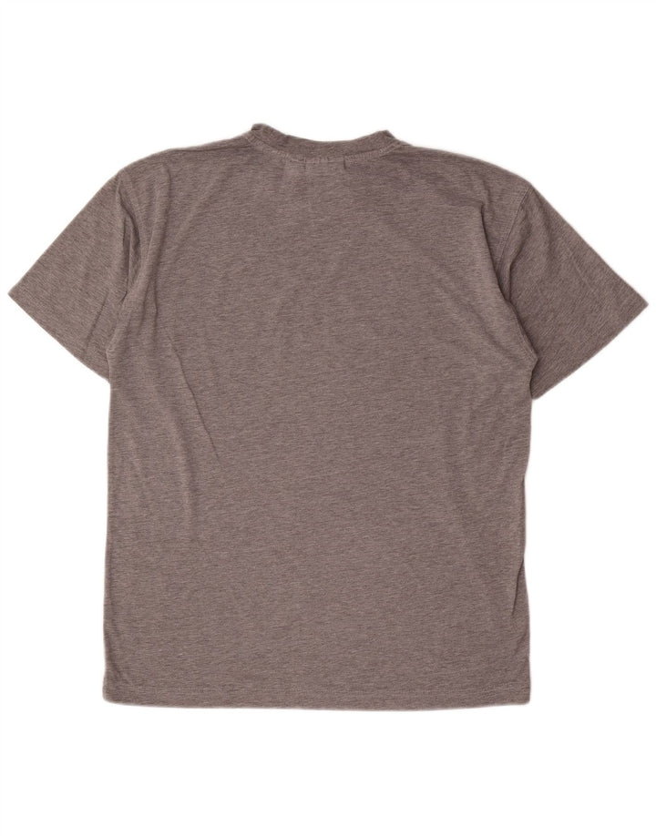 Ανδρικό γραφικό μπλουζάκι Puma Top Medium Grey Flecked