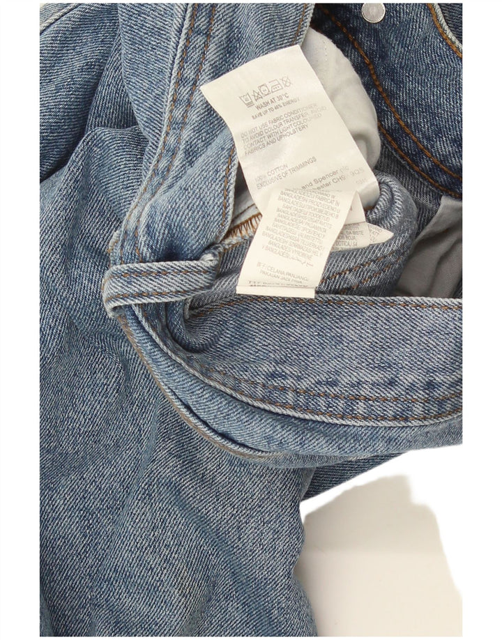 Ανδρικό τζιν ίσιο Marks & Spencer W34 L29 Μπλε βαμβακερό