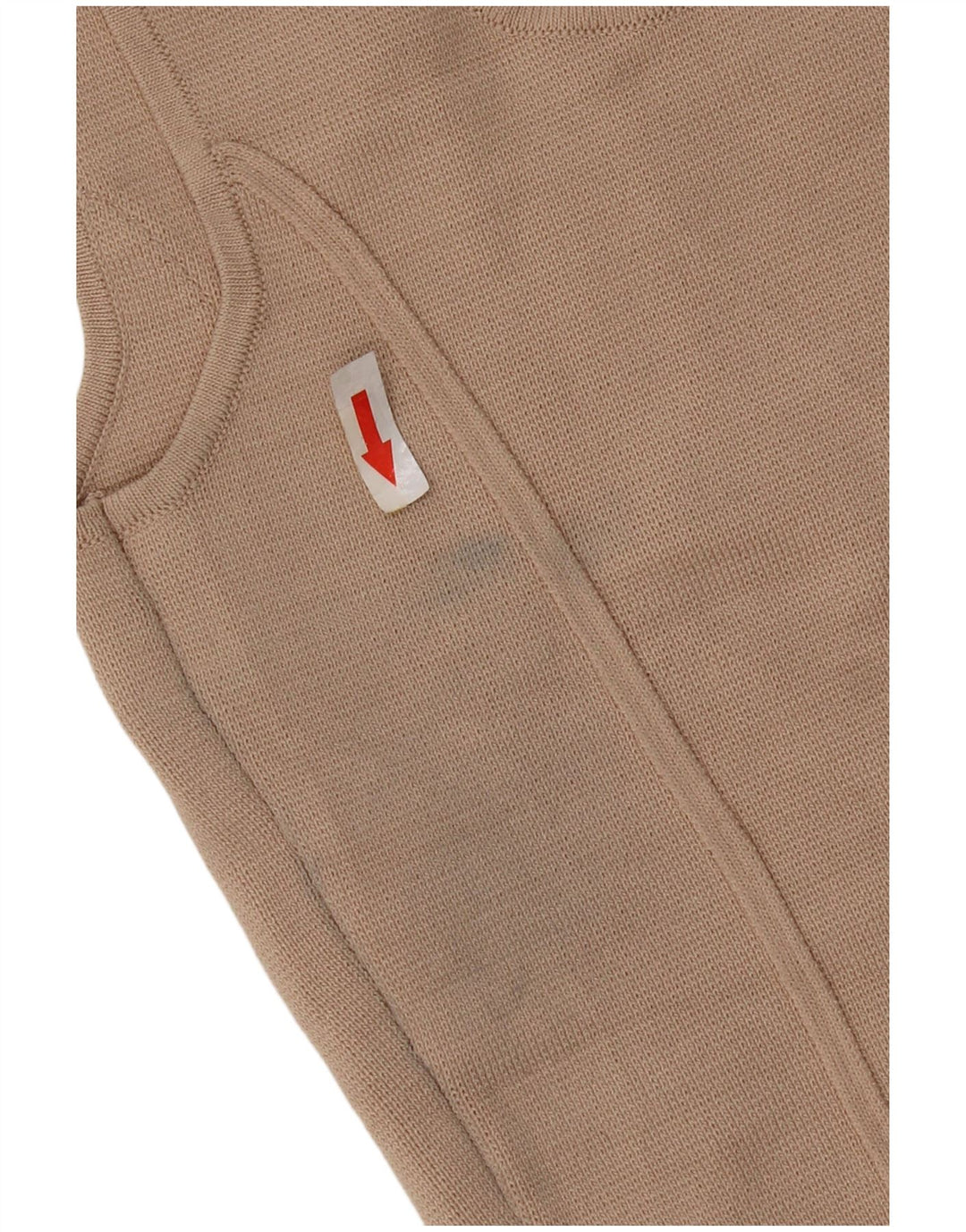 Zara Γυναικείο Crop Top UK 12 Medium Beige Nylon