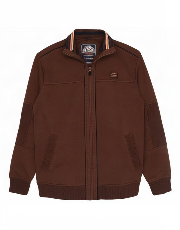 Ανδρική φόρμα Champion Top Jacket 2XL Καφέ Βαμβακερό