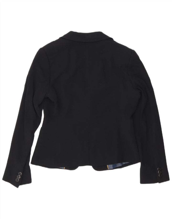 Jigsaw Γυναικείο σακάκι με 1 κουμπί UK 14 Medium Black