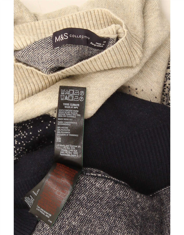 Marks & Spencer Ανδρικό πουλόβερ με λαιμόκοψη χελώνας UK 14 μεσαίο πολύχρωμο