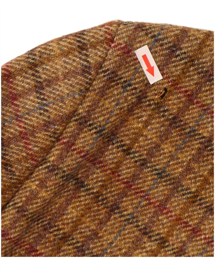 Harris Tweed Ανδρικό σακάκι 3 κουμπιών σακάκι UK 40 Large Brown Check