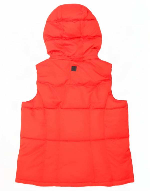 Marks & Spencer Γυναικεία κουκούλα με επένδυση Gilet UK 18 XL κόκκινο πολυεστέρας