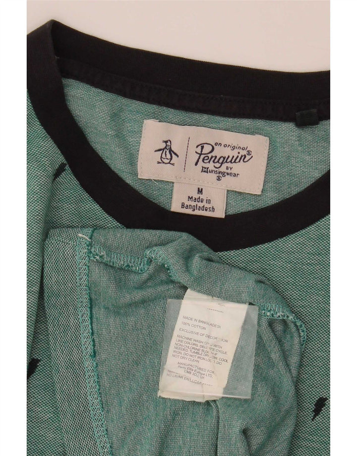 Ανδρικό T-Shirt Penguin Top Μεσαίο πράσινο βαμβακερό