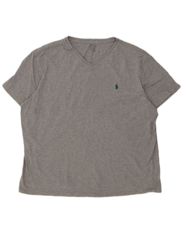 Polo Ralph Lauren Ανδρικό T-Shirt Top 2XL Γκρι βαμβακερό