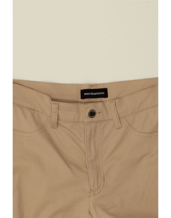 ROCCOBAROCCO Womens Straight Casual Trousers IT 44 Medium W30 L30 Brown Vintage Roccobarocco and Second-Hand Roccobarocco from Messina Hembry 