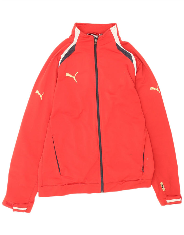 Ανδρική φόρμα Puma Top Jacket Μικρό κόκκινο πολυεστέρα