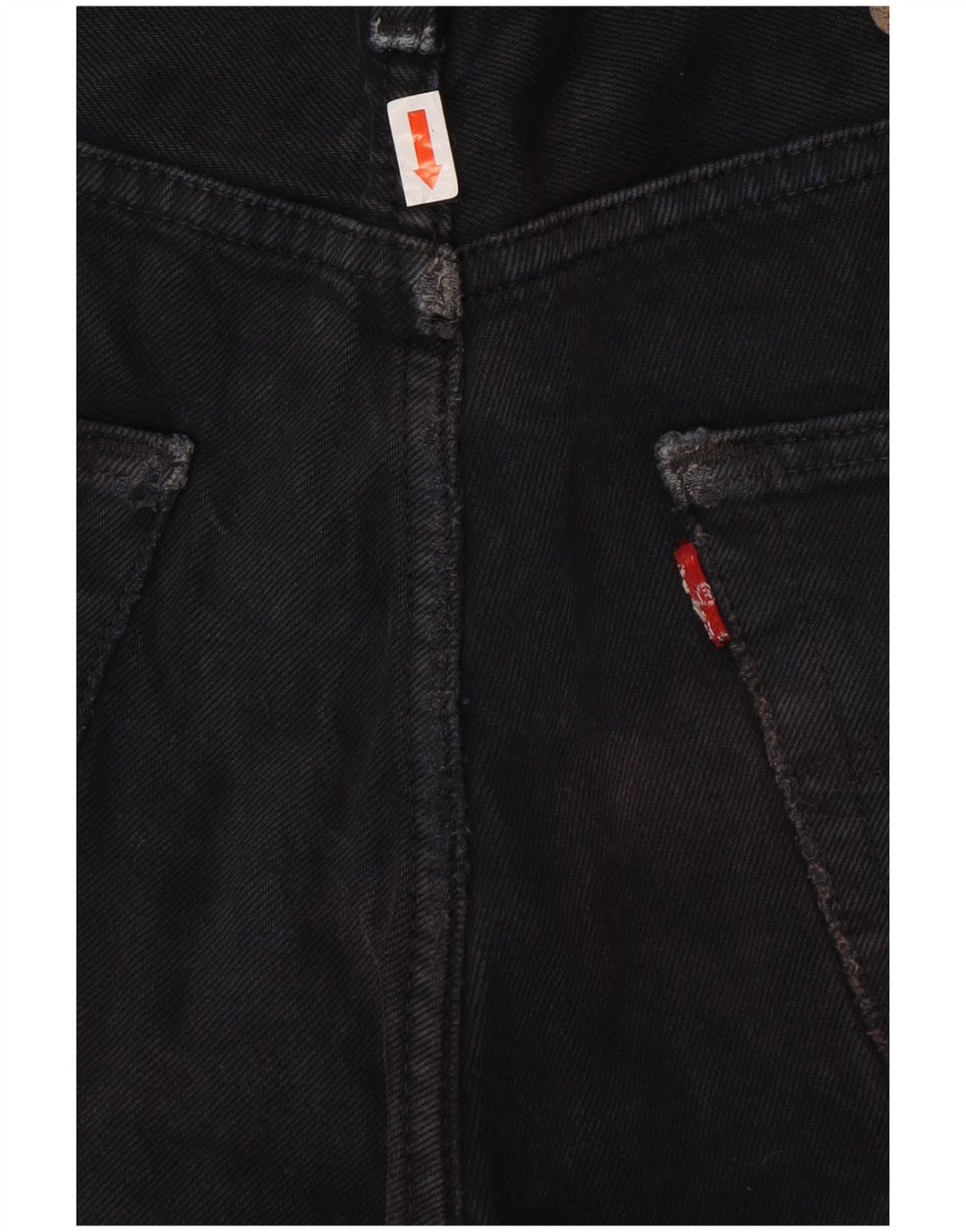 LEVI'S Ανδρικό τζιν σορτς 501 W32 Μεσαίο μαύρο βαμβακερό