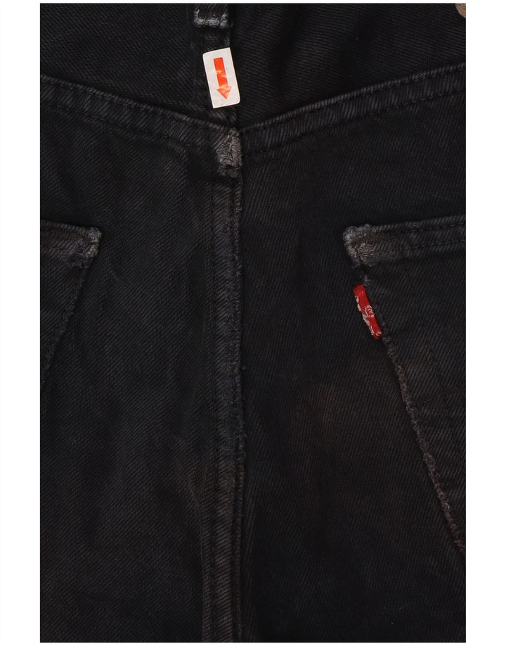 LEVI'S Ανδρικό τζιν σορτς 501 W32 Μεσαίο μαύρο βαμβακερό