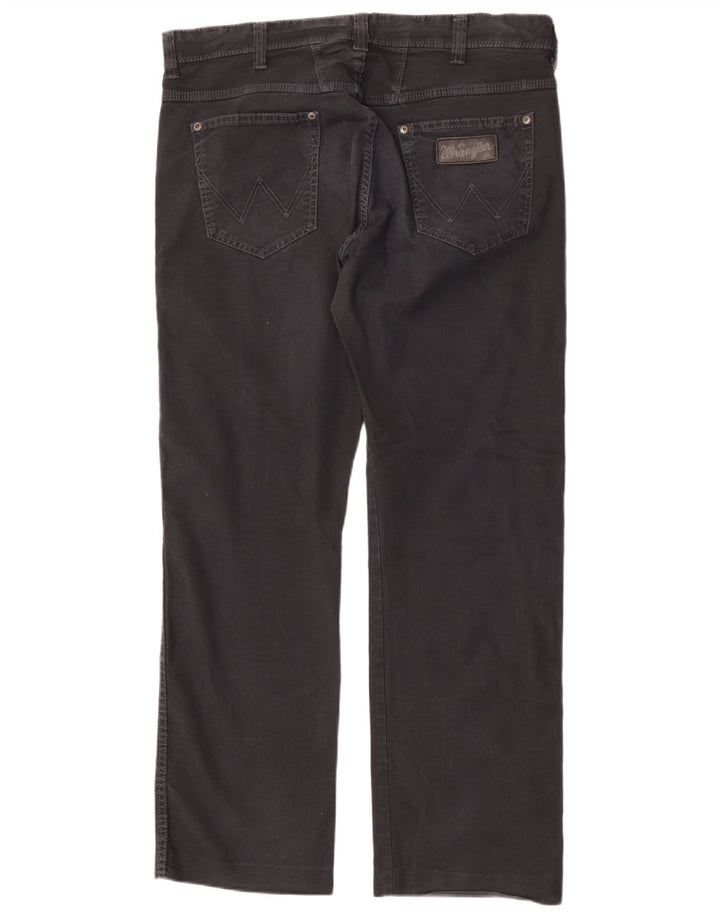Ανδρικό τζιν Wrangler Clyde Straight W36 L32 Μαύρο βαμβακερό