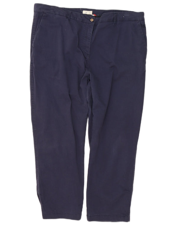 Joules γυναικείο ίσιο παντελόνι Chino UK 18 XL W38 L25 Navy Blue βαμβακερό