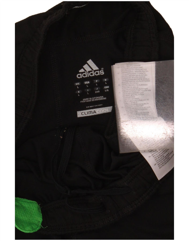 Ανδρικό σορτς Adidas Climacool με μεγάλο μαύρο πολυεστέρα