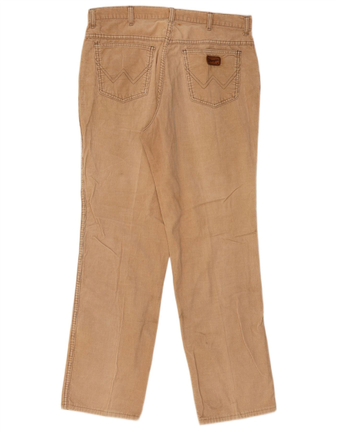 WRANGLER Ανδρικό Texas Straight Corduroy Παντελόνι W36 L31 Μπεζ βαμβακερό