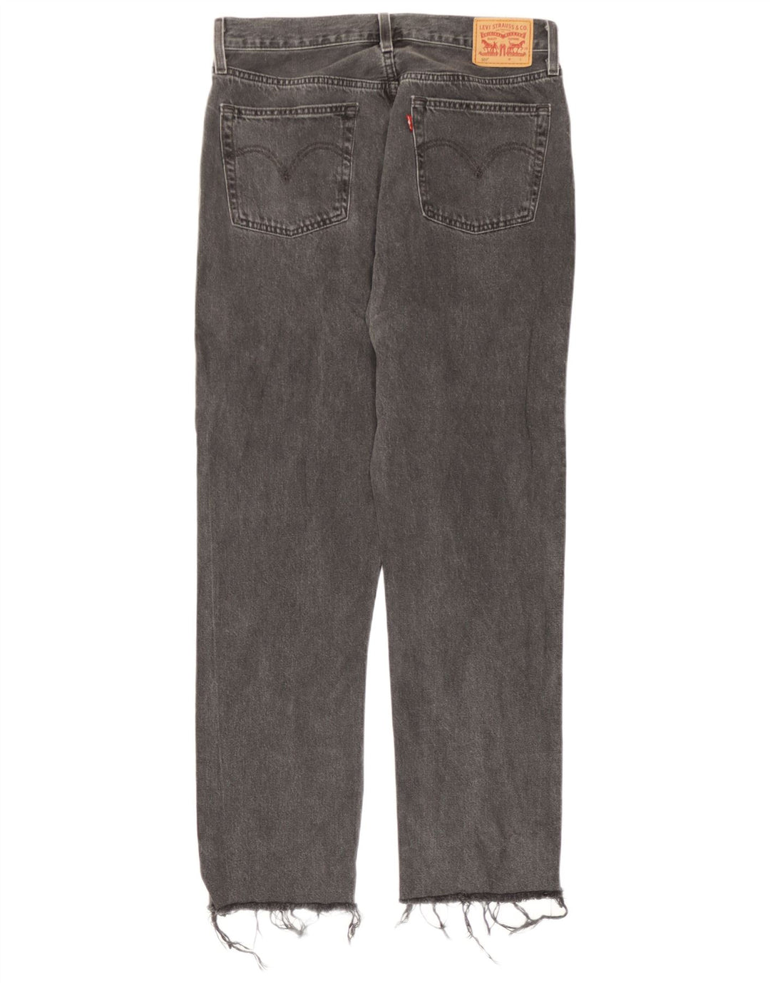 Γυναικείο Levi's 501 Straight Jeans W30 L30 Γκρι βαμβακερό