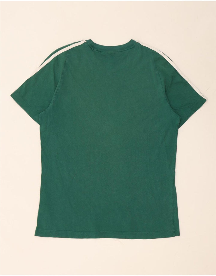 Ανδρικό T-Shirt Adidas Top Μεσαίο πράσινο βαμβακερό